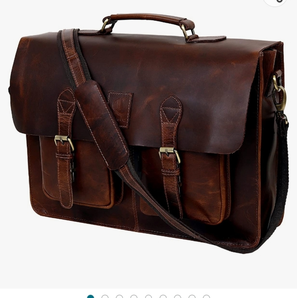 Cuero Messenger Laptop Shakel Bag Brand New